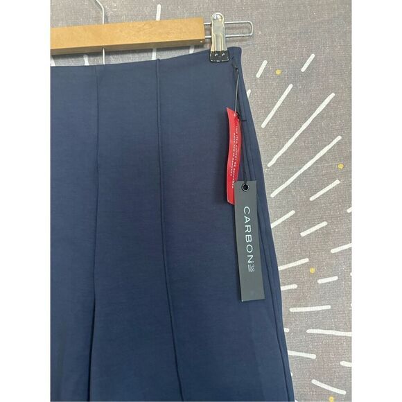 NWT Carbon38 Navy High Waisted Scuba Pant - Picture 7 of 10